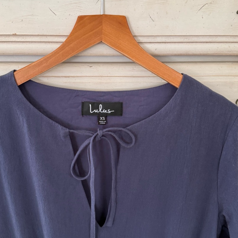 Lulus A Walk in the Park Navy Skater Dress - Picture 6 of 7